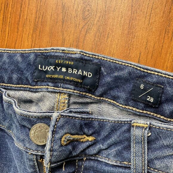 Lucky Brand Jeans Lolita Skinny Dark Wash Women's Size 6/28 Classic Stretch EUC - Picture 2 of 9
